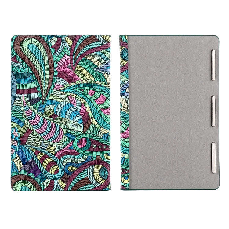 For IQOS ILUMA Prime PU Leather Electronic Cigarette Protective Case(Waist Flower Green)