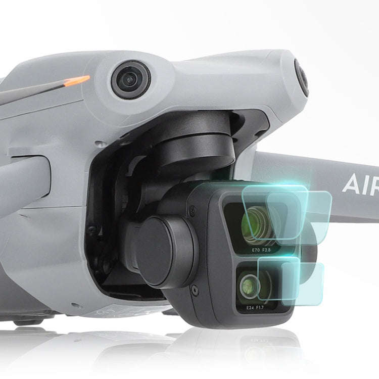For DJI Air 3 Sunnylife Lens Protector Tempered Glass Combo Protective Films, Quantity:2 Sets
