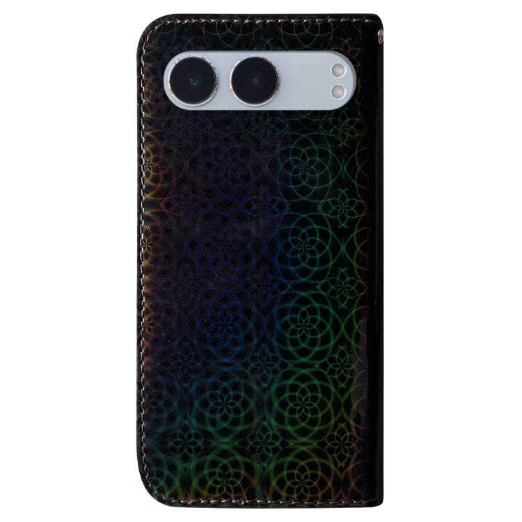 For OnePlus Nord 4 Colorful Magnetic Buckle Leather Phone Case(Black)