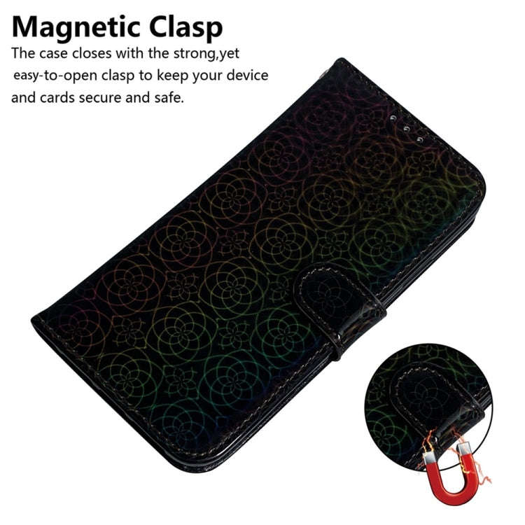For OnePlus Nord 4 Colorful Magnetic Buckle Leather Phone Case(Black)