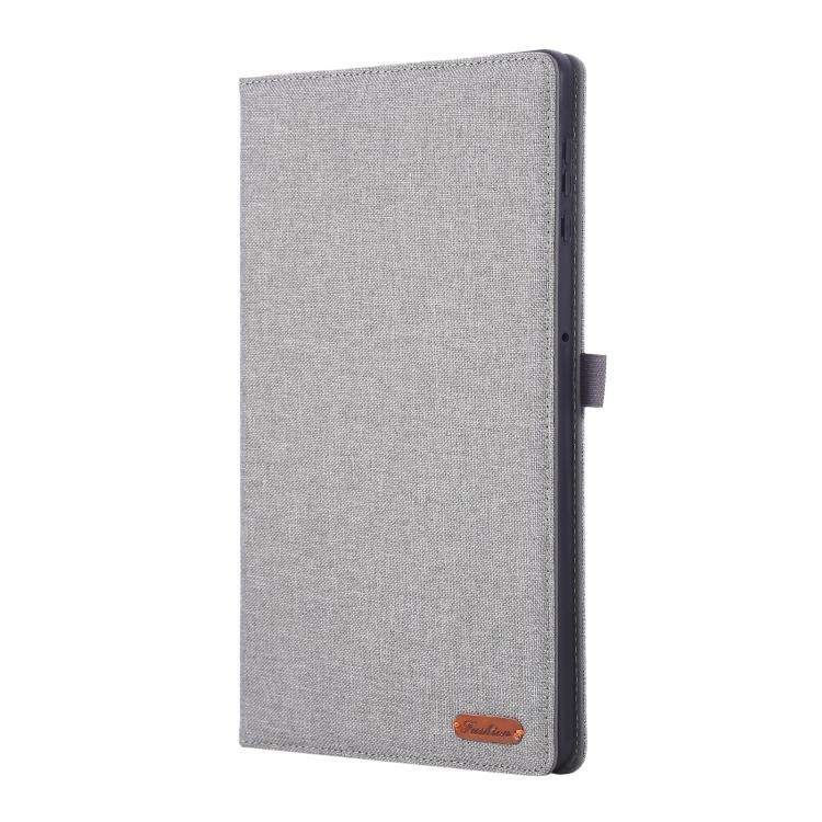 For Honor Pad X9a Fabric Texture Horizontal Flip Leather Tablet Case(Gray)