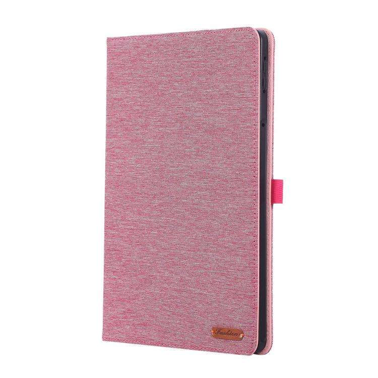 For Honor Pad V9 11.5 Fabric Texture Horizontal Flip Leather Tablet Case(Rose Red)