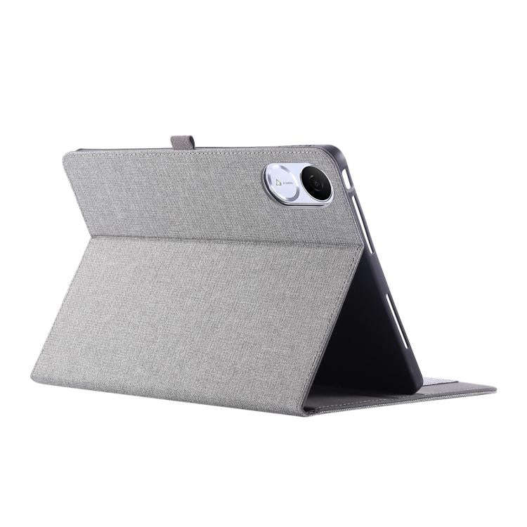 For Honor Pad V9 11.5 Fabric Texture Horizontal Flip Leather Tablet Case(Gray)