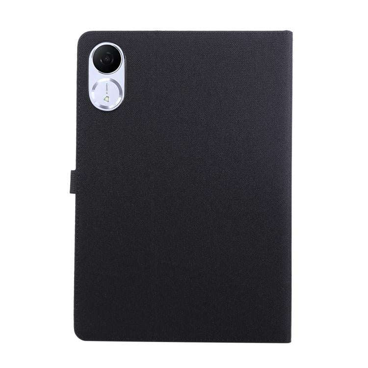 For Honor Pad V9 11.5 Fabric Texture Horizontal Flip Leather Tablet Case(Black)