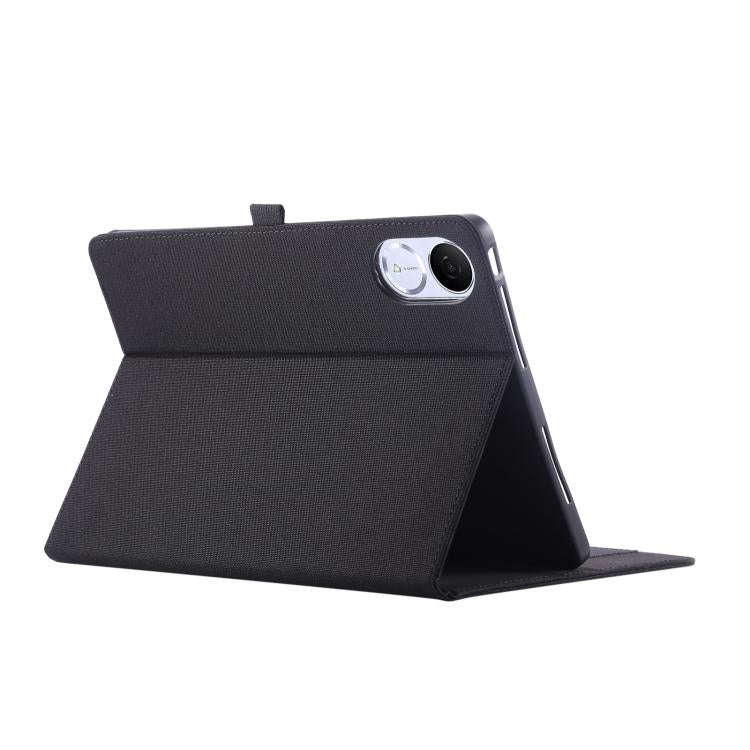 For Honor Pad V9 11.5 Fabric Texture Horizontal Flip Leather Tablet Case(Black)
