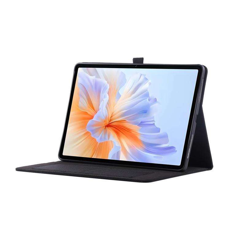 For Honor Pad V9 11.5 Fabric Texture Horizontal Flip Leather Tablet Case(Black)