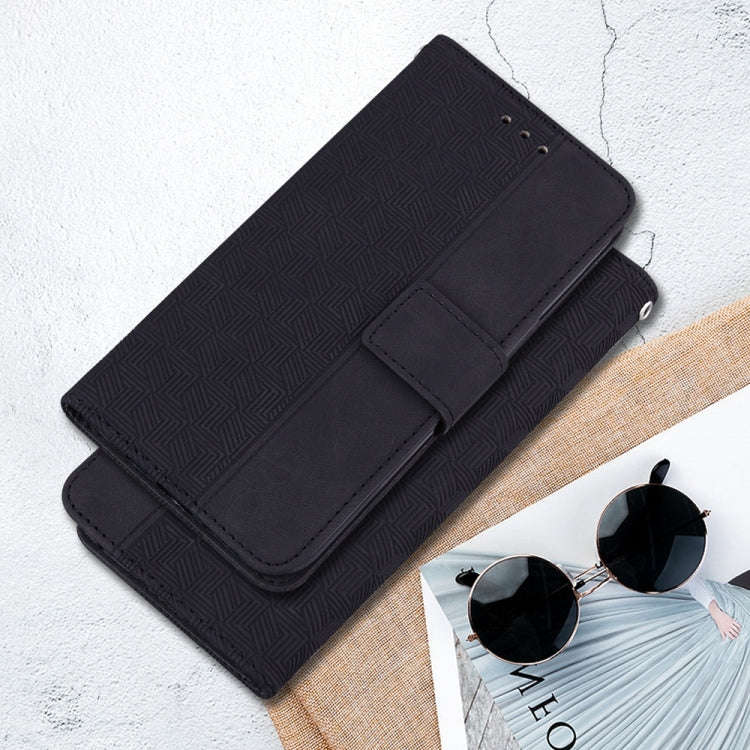 For OnePlus Nord 4 Geometric Embossed Leather Phone Case(Black)