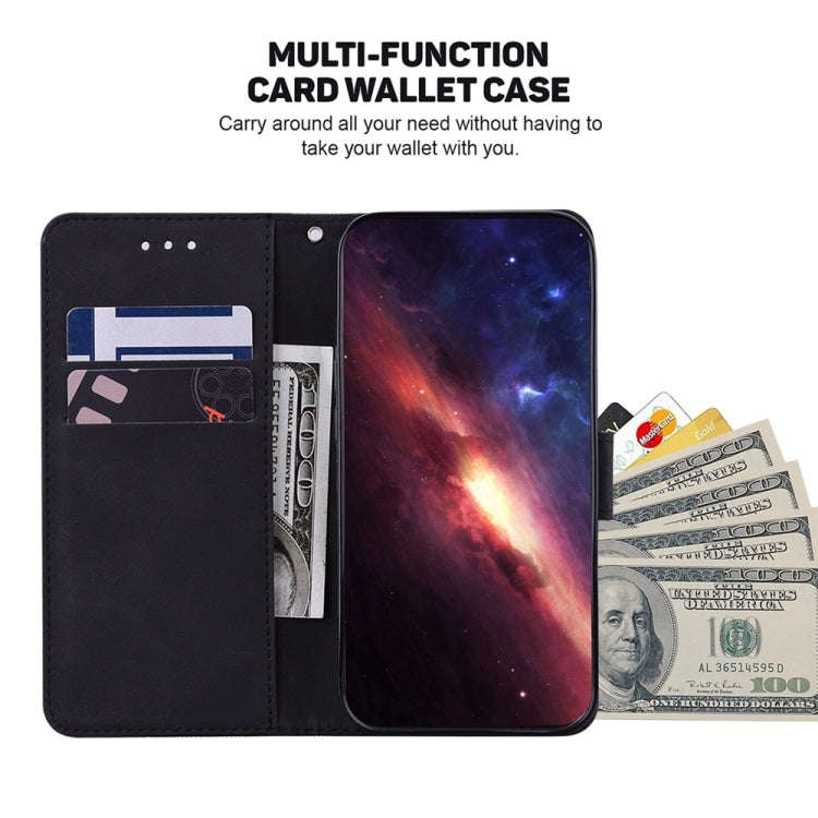 For OnePlus Nord 4 Geometric Embossed Leather Phone Case(Black)
