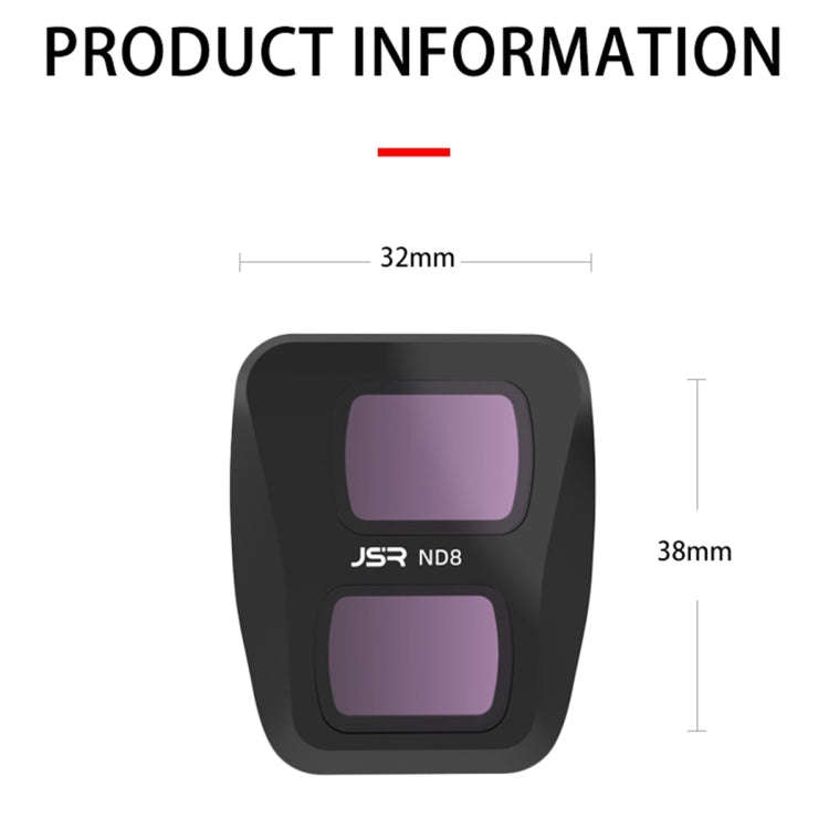 For DJI Air 3 JSR KB Series Drone Lens Filter, Filter:3 in 1