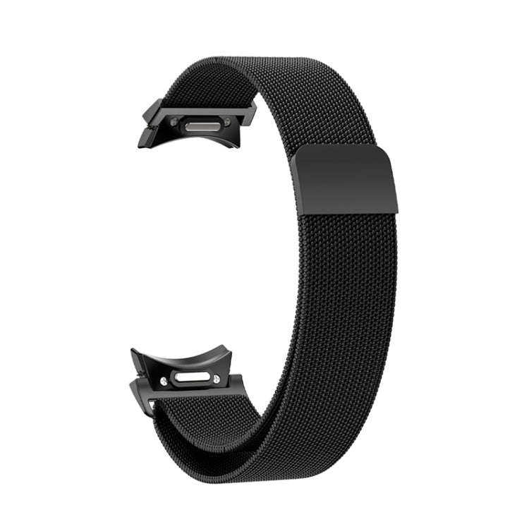 For Samsung Galaxy Watch 6 Milanese Metal Watch Band(Black)