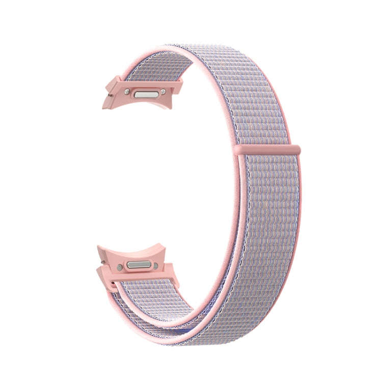 For Samsung Galaxy Watch  7 / 6 Woven Nylon Loop Watch Band(Powder Sand)