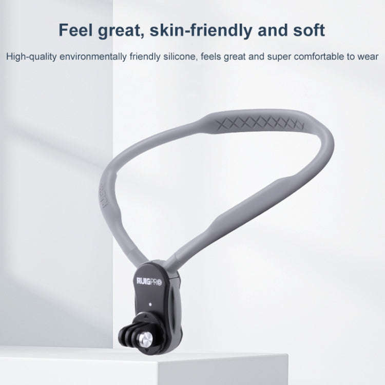 RUIGPRO Lazy Neck Bracket POV View Mount Standard with Strap