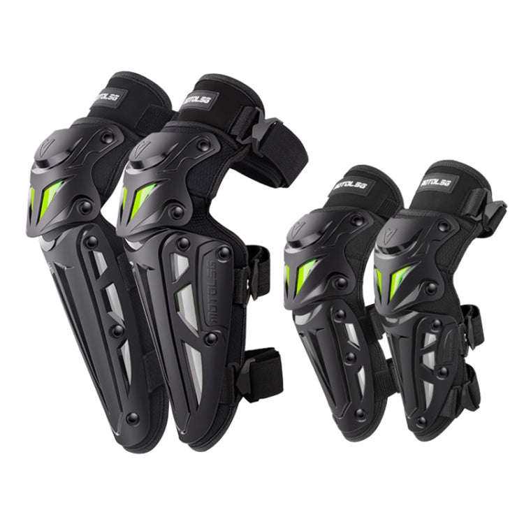 Motolsg MT-05 Motorcycle Bicycle Riding Protective Gear 4 in 1 Elbow Pads(Yellow Grey)
