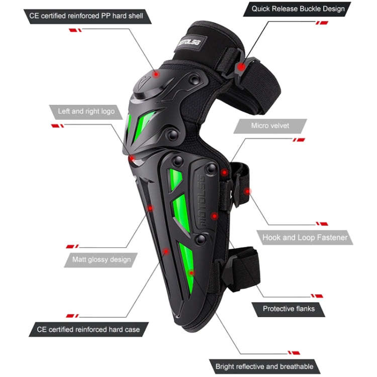 Motolsg MT-05 Motorcycle Bicycle Riding Protective Gear 4 in 1 Elbow Pads(Pink)