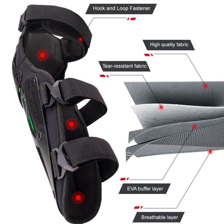 Motolsg MT-05 Motorcycle Bicycle Riding Protective Gear 4 in 1 Elbow Pads(Pink)