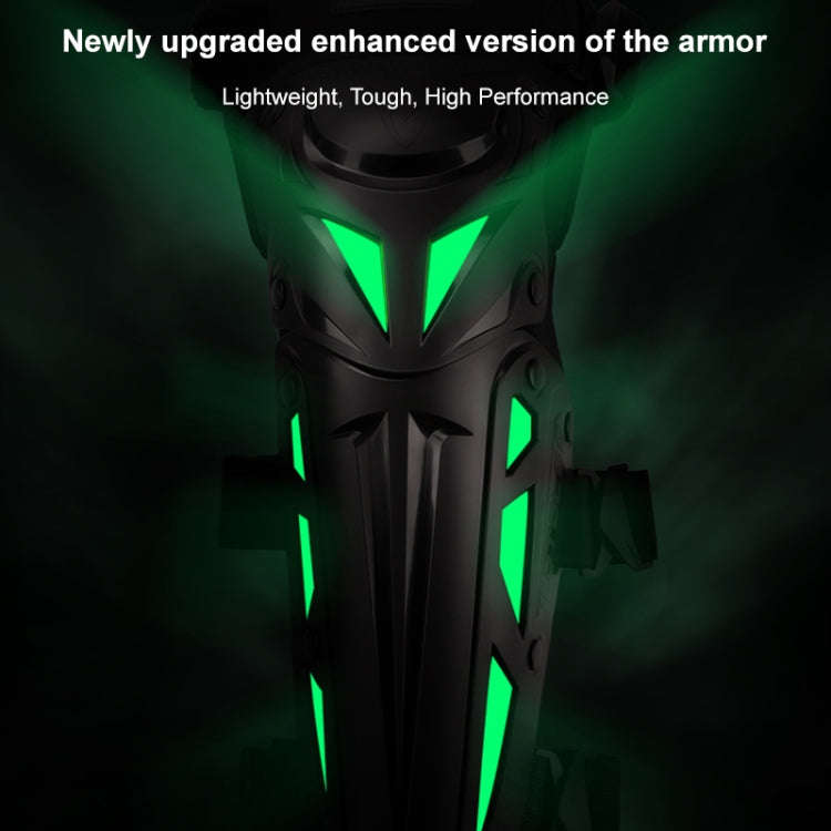 Motolsg MT-05 Motorcycle Bicycle Riding Protective Gear 2 in 1 Knee Pads(Green)