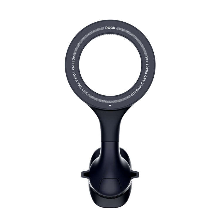 ROCK RPH1000 Car Air Vent Rotating Magnetic Ring Phone Mount(Black)