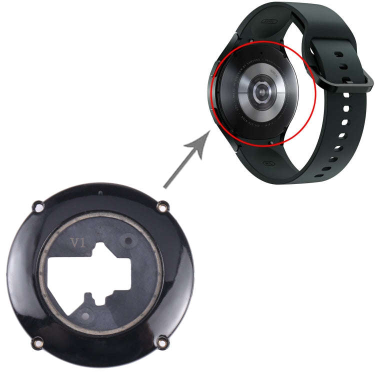Original Rear Housing Cover For Samsung Galaxy Watch4 40mm SM-R860(Black)