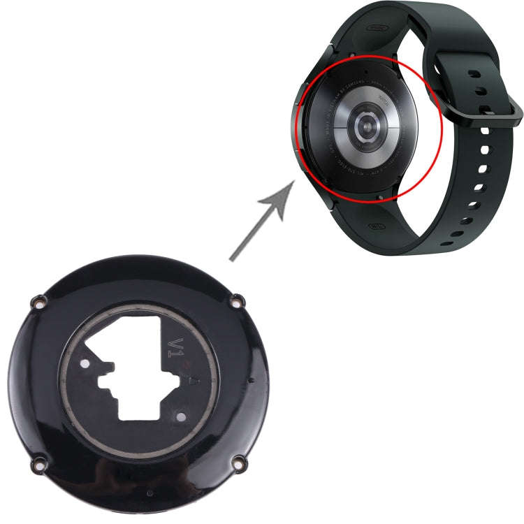Original Rear Housing Cover For Samsung Galaxy Watch4 44mm SM-R870(Black)
