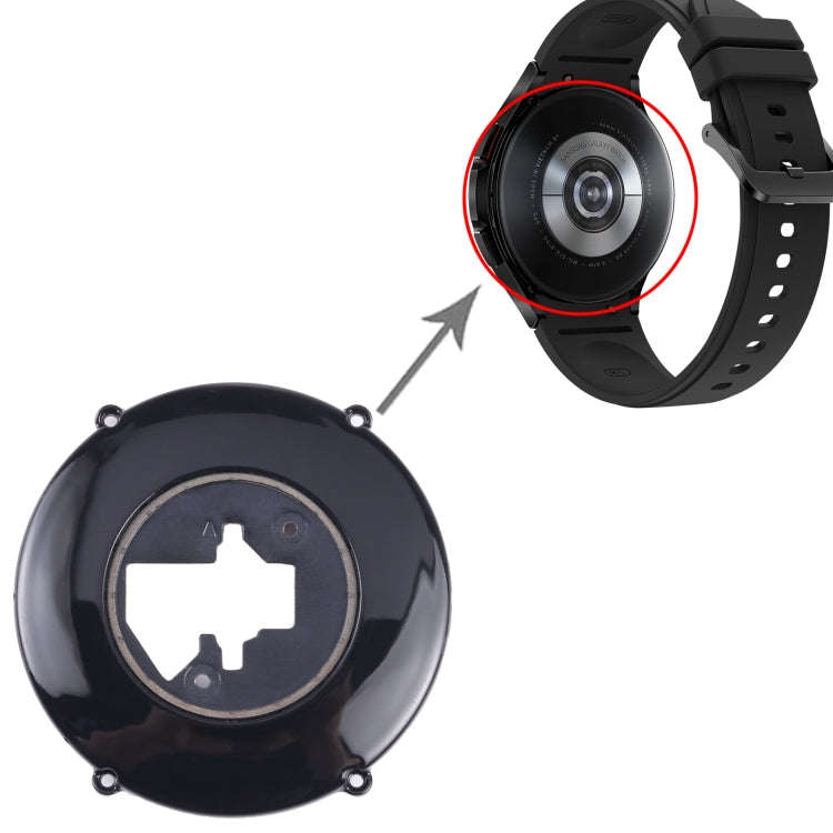 Original Rear Housing Cover For Samsung Galaxy Watch4 Classic 46mm SM-R890(Black)