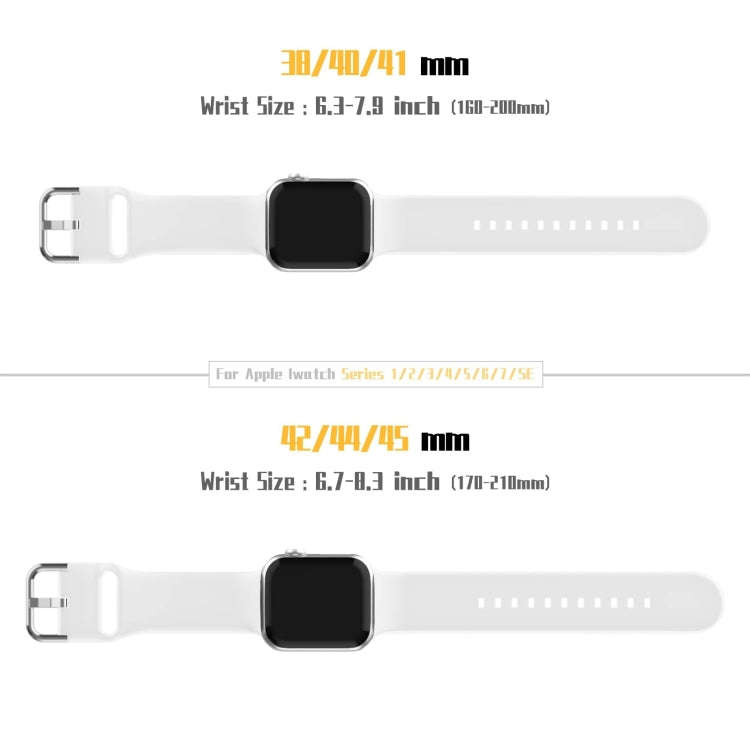 For Apple Watch Ultra 2 49mm Pin Buckle Silicone Watch Band(White)