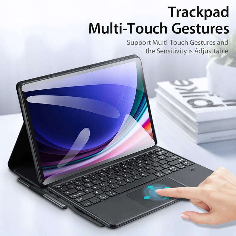 For Samsung Galaxy Tab S9+ / S9 FE+ DUX DUCIS TK Series Wireless Bluetooth Keyboard Tablet Case(B...