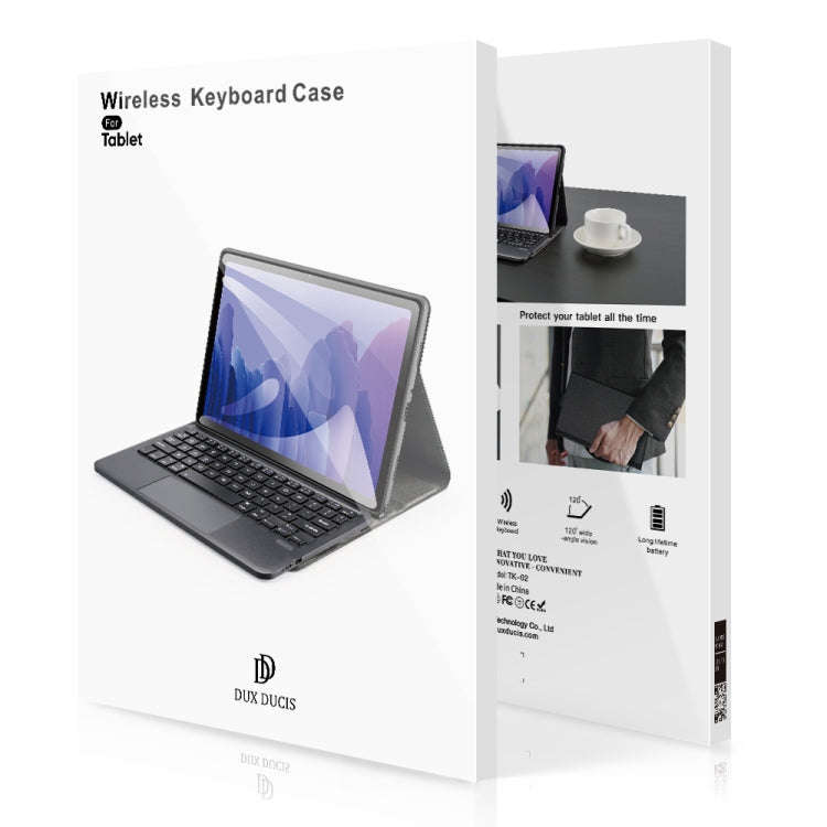 For Samsung Galaxy Tab A9 X110 / X115 DUX DUCIS TK Series Wireless Bluetooth Keyboard Tablet Case...