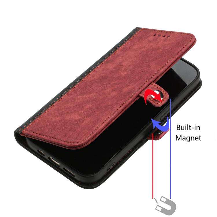 For Motorola Edge 60 Fusion / Edge 5G 2025 Side Buckle Double Fold Hand Strap Leather Phone Case(...