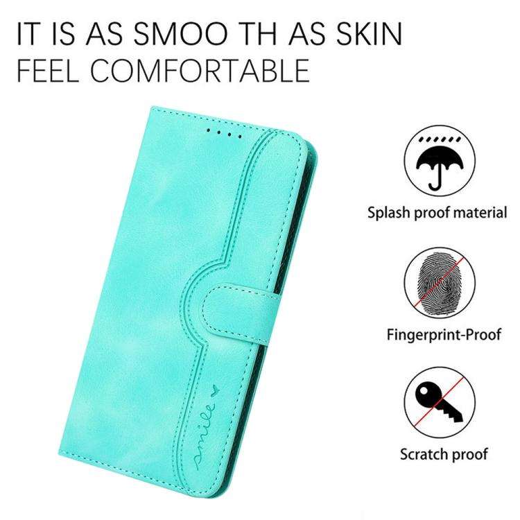For Motorola Edge 60 Fusion / Edge 5G 2025 Heart Pattern Skin Feel Leather Phone Case(Light Blue)