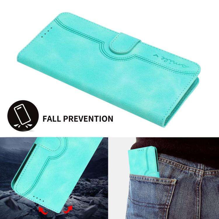 For Motorola Edge 60 Fusion / Edge 5G 2025 Heart Pattern Skin Feel Leather Phone Case(Light Blue)