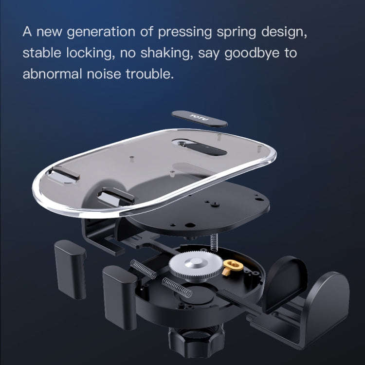 TOTU DCTS-019 Ming Series Car Holder, Stick and Extend Version(Translucent Black)