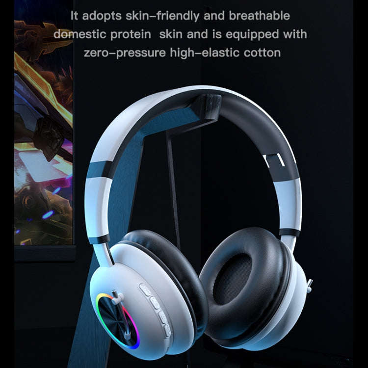 T&G KE-29 Foldable Wireless Headset with Microphone(White)