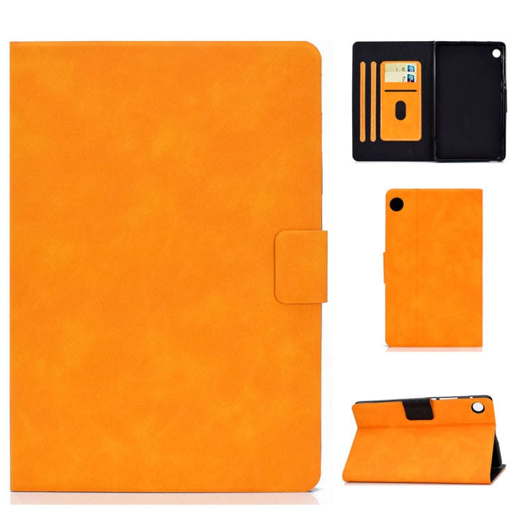 For Huawei MatePad T8 Cowhide Texture Horizontal Flip Leather Case with Holder & Card Slots & Sle...