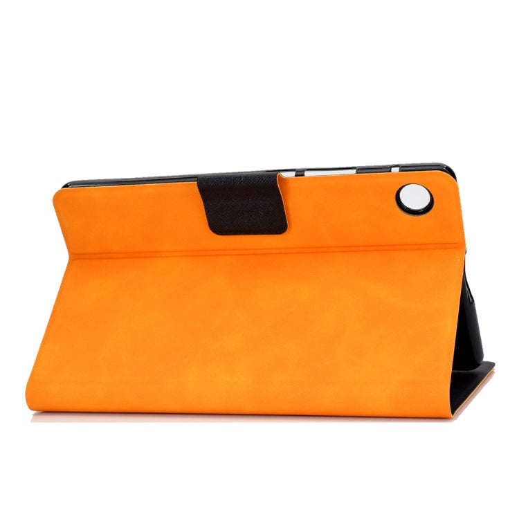 For Huawei MatePad T8 Cowhide Texture Horizontal Flip Leather Case with Holder & Card Slots & Sle...