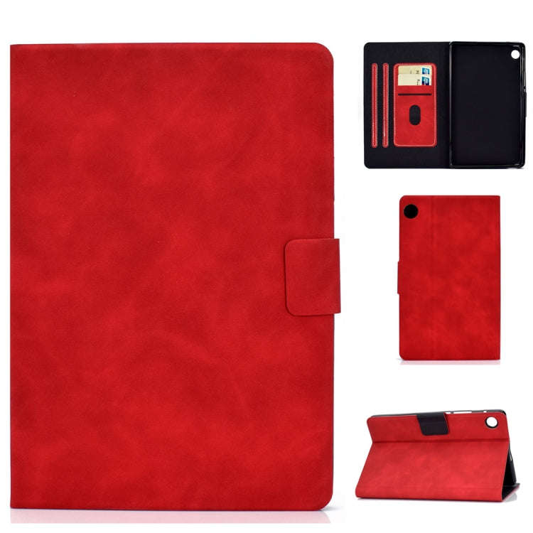 For Huawei MatePad T8 Cowhide Texture Horizontal Flip Leather Case with Holder & Card Slots & Sle...