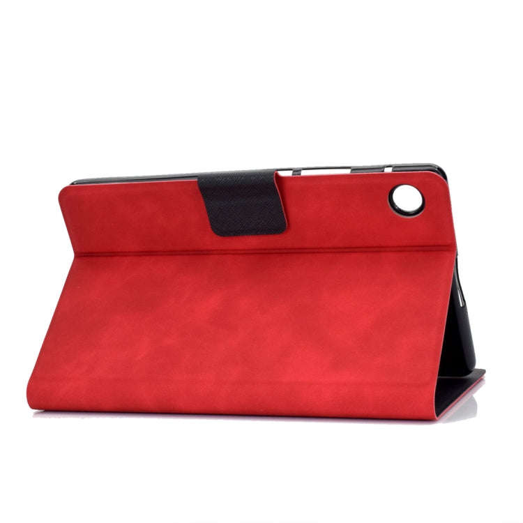 For Huawei MatePad T8 Cowhide Texture Horizontal Flip Leather Case with Holder & Card Slots & Sle...