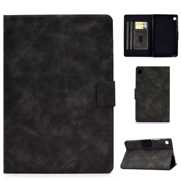 For Huawei MatePad T8 Cowhide Texture Horizontal Flip Leather Case with Holder & Card Slots & Sle...