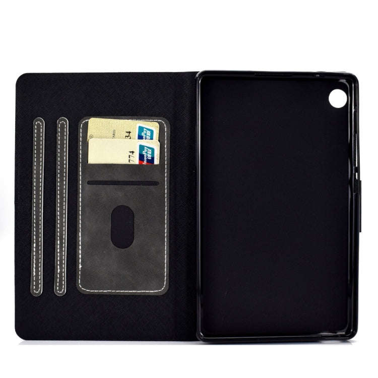 For Huawei MatePad T8 Cowhide Texture Horizontal Flip Leather Case with Holder & Card Slots & Sle...