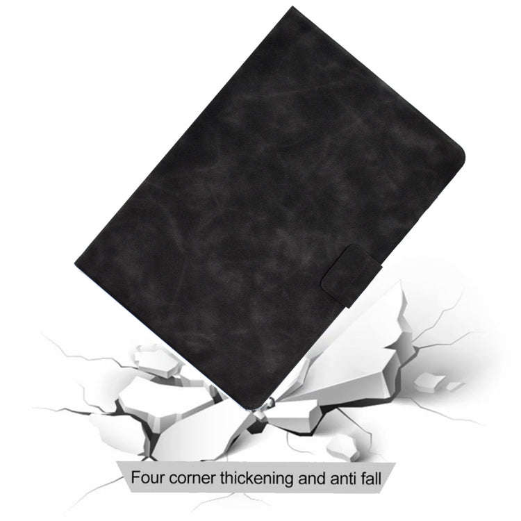 For Huawei MatePad T8 Cowhide Texture Horizontal Flip Leather Case with Holder & Card Slots & Sle...