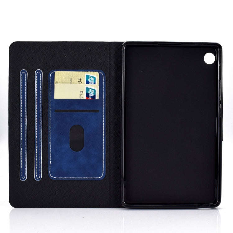 For Huawei MatePad T8 Cowhide Texture Horizontal Flip Leather Case with Holder & Card Slots & Sle...