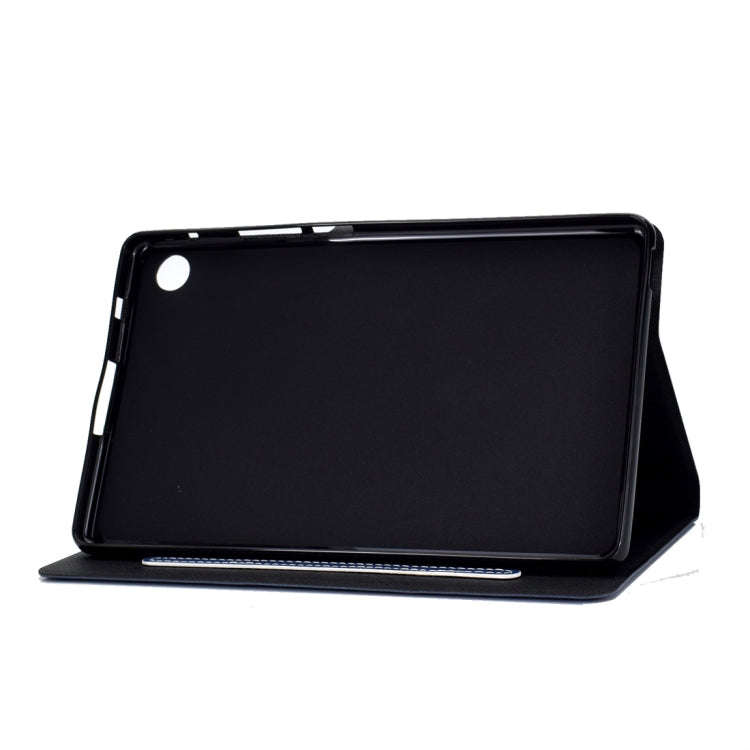 For Huawei MatePad T8 Cowhide Texture Horizontal Flip Leather Case with Holder & Card Slots & Sle...