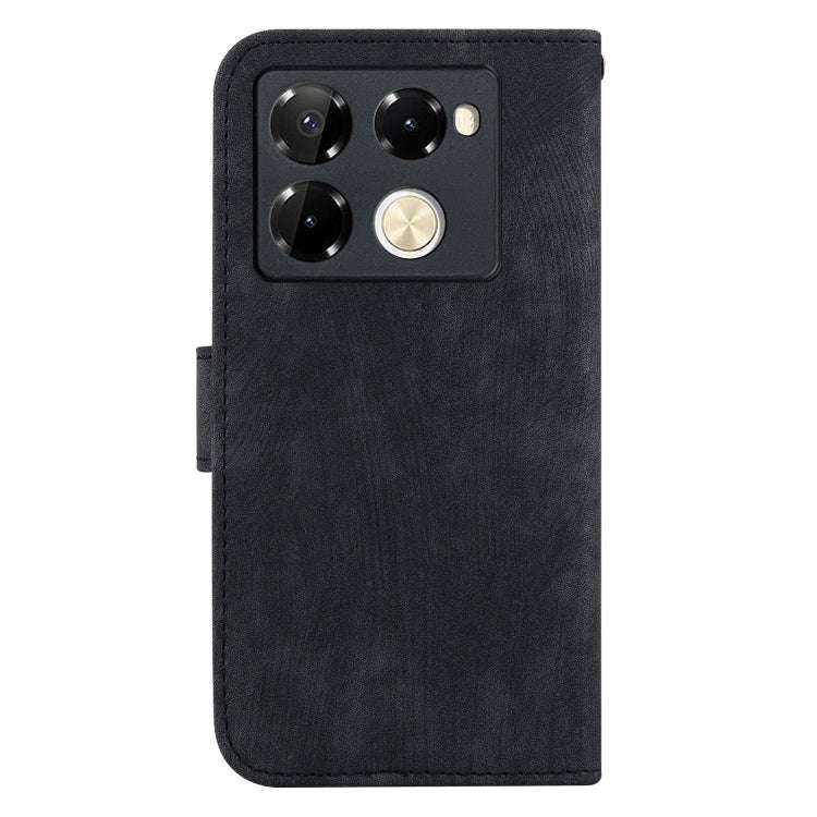 For Infinix Note 40 Pro+ Little Tiger Embossed Leather Phone Case(Black)