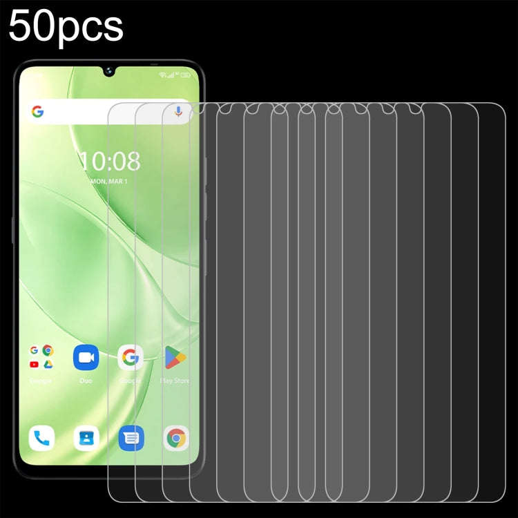 For Umidigi G9 5G 50pcs 0.26mm 9H 2.5D Tempered Glass Film