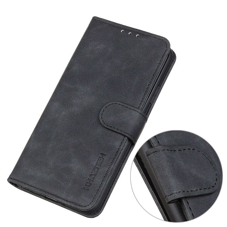 For Sony Xperia 5 VI KHAZNEH Retro Texture Horizontal Flip Leather Phone Case(Black)