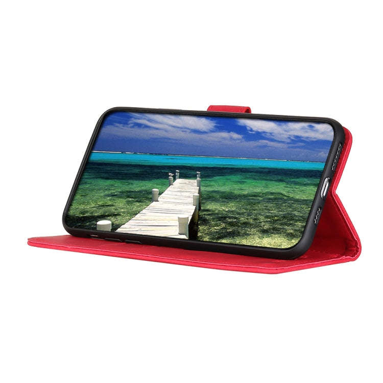 For Sony Xperia 5 VI KHAZNEH Retro Texture Horizontal Flip Leather Phone Case(Red)