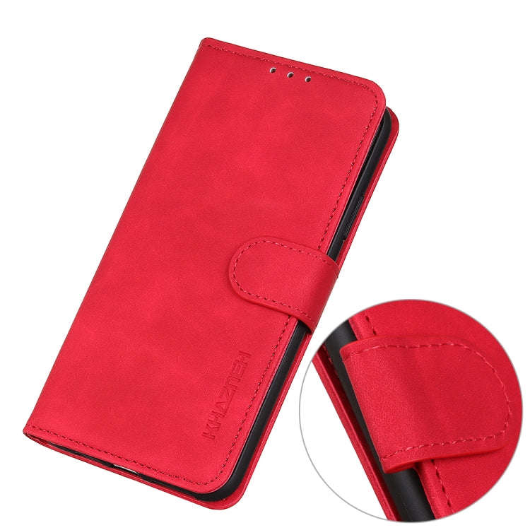 For Sony Xperia 5 VI KHAZNEH Retro Texture Horizontal Flip Leather Phone Case(Red)