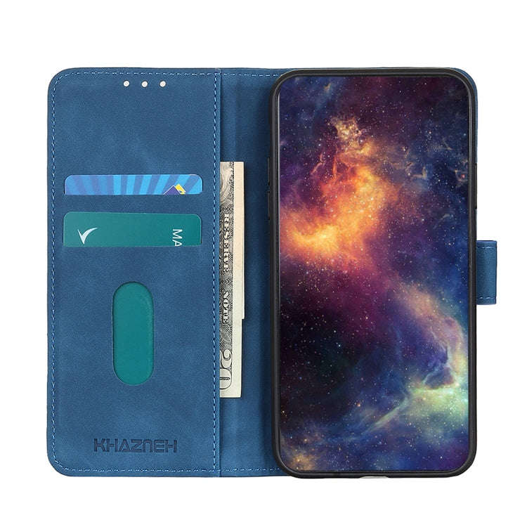 For Sony Xperia 5 VI KHAZNEH Retro Texture Horizontal Flip Leather Phone Case(Blue)