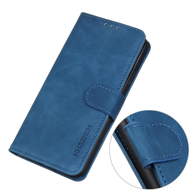 For Sony Xperia 5 VI KHAZNEH Retro Texture Horizontal Flip Leather Phone Case(Blue)