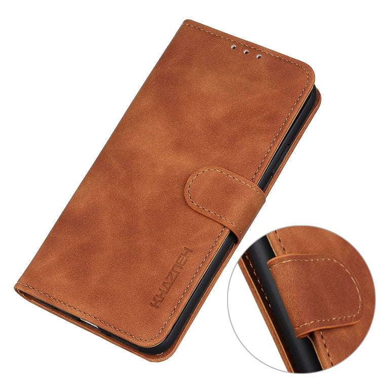 For Sony Xperia 5 VI KHAZNEH Retro Texture Horizontal Flip Leather Phone Case(Brown)