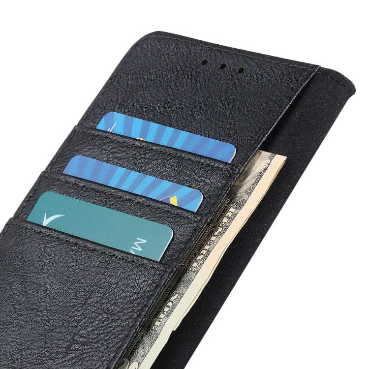 For Sony Xperia 5 VI KHAZNEH Cowhide Texture Horizontal Flip Leather Phone Case(Black)